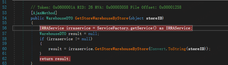 GetStoreWarehouseByStore